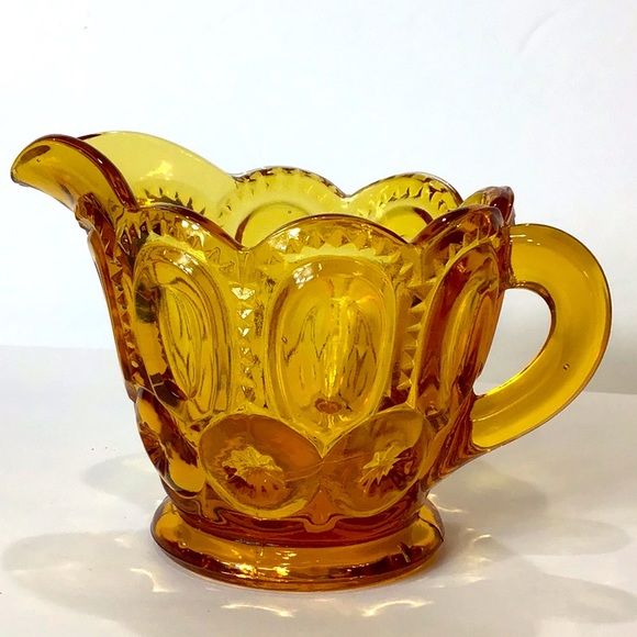 Amber “Moon & Stars” creamer EUC - Picture 1 of 4